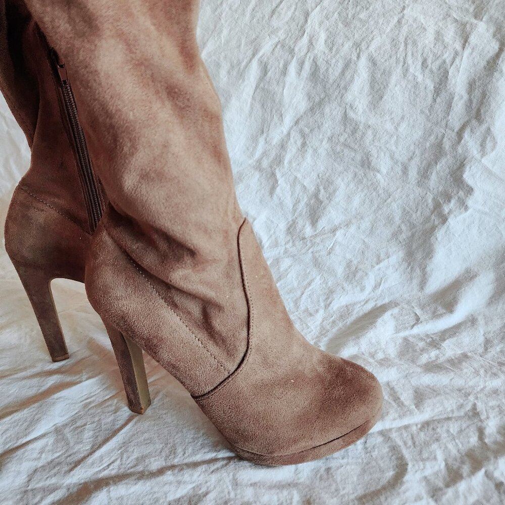 Suede Over the knee boots
